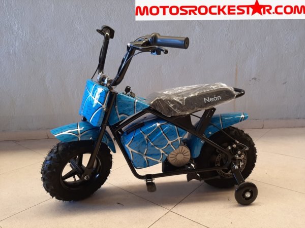 Mini moto Eléctrica Infantil Neón 250W - Image 8