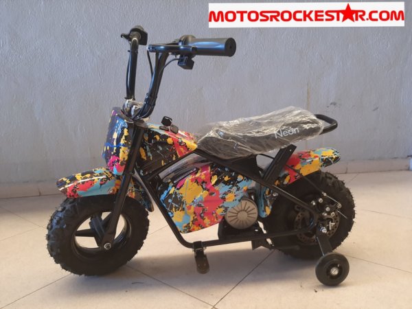 Mini moto Eléctrica Infantil Neón 250W - Image 9
