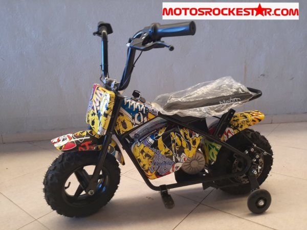 Mini moto Eléctrica Infantil Neón 250W - Image 4